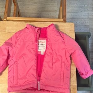 Cat & Jack Bright Pink Kids Puffer Jacket